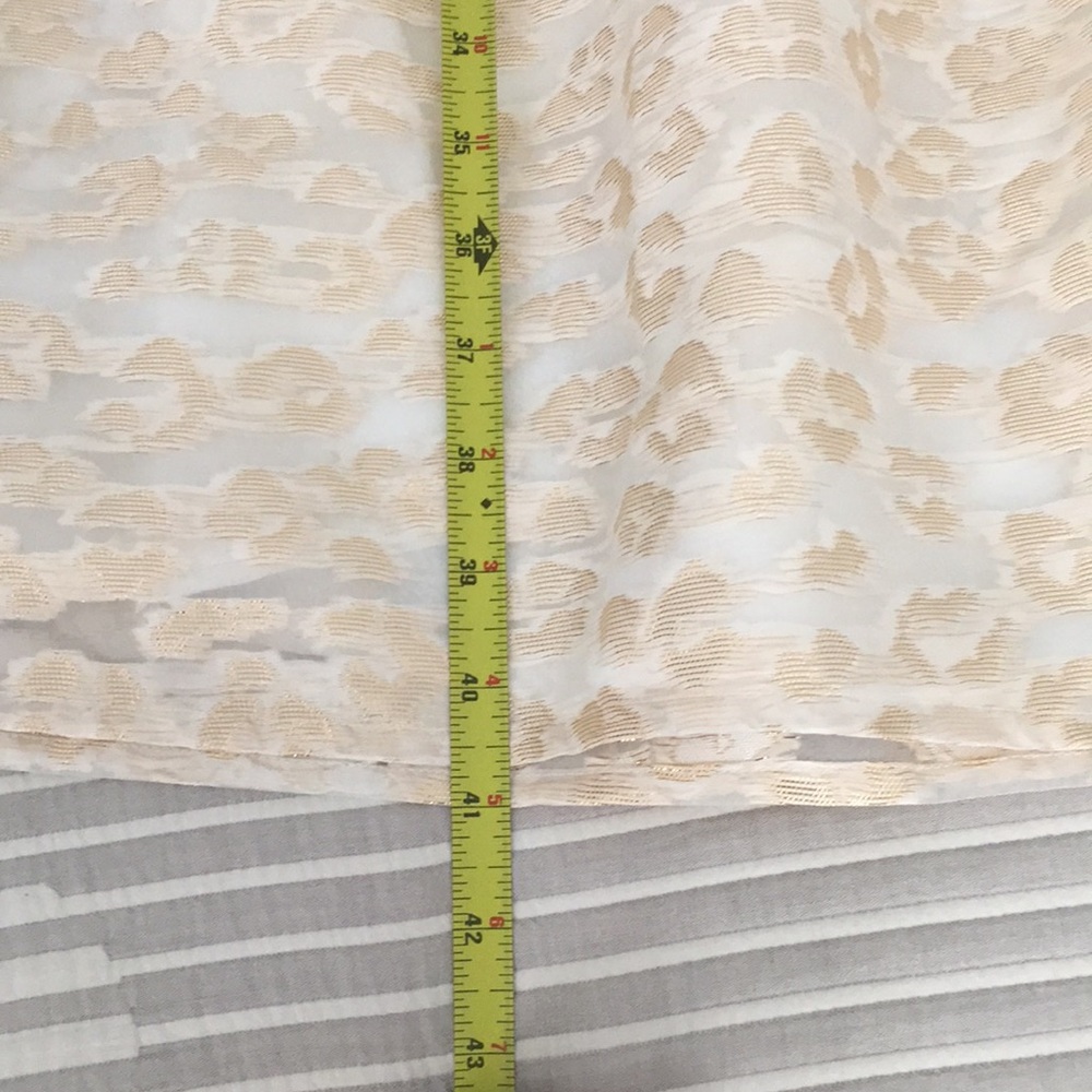 Anthropologie Pankaj & Nidhi Burnout Shimmer Maxi Skirt - Picture 13 of 14